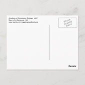Akademie von Antwerpen 1907 Vintag Postkarte (Rückseite)