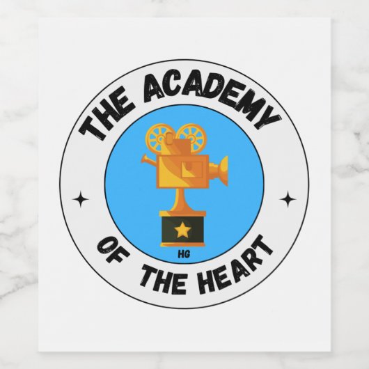 Akademie Weinetikett (Einzelnes Label)