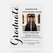 Akademiker Acrylschild (Vorderseite)