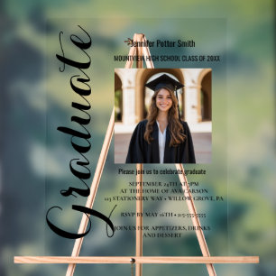 Akademiker Acrylschild