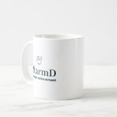 Akademische Leistung PharmD Kaffeetasse (Vorderseite Links)