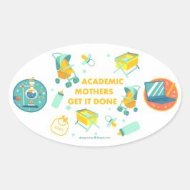 Akademische Mütter bekommen Sticker