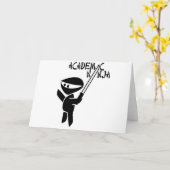 Akademische Ninja Karte (Gelbe Blume)