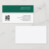 Akademischer Berater Einfache minimale Beruflich Visitenkarte (Vorne/Hinten)