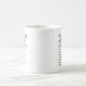 Akademischer Berater Kaffeetasse (Mittel)