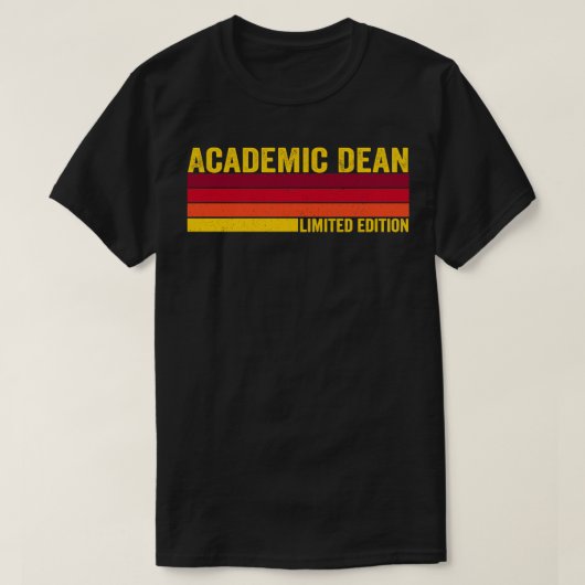 Akademischer Dean T-Shirt (Design vorne)