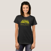 Akademischer Direktor Space Backside Design T-Shirt (Vorne ganz)