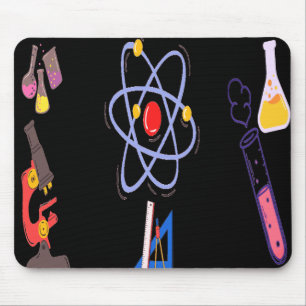 Akademischer Mausklick mit wissenschaftlichen Elem Mousepad