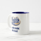 Akademisches Berater-Geschenk Zweifarbige Tasse (Vorderseite Links)