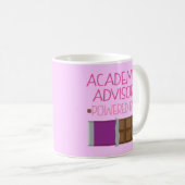 Akademisches Berater-Schokoladen-Geschenk für Frau Kaffeetasse (VorderseiteRechts)