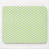 Akademisches Grünes Muster für den Erfolg Mousepad (Vorne)