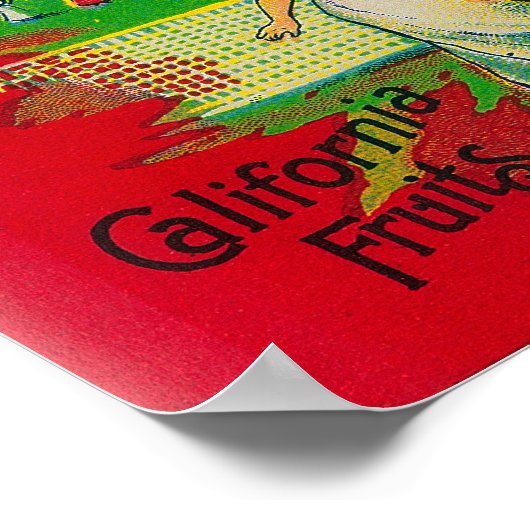 akademisches Kirschzeichen Poster (Ecke)