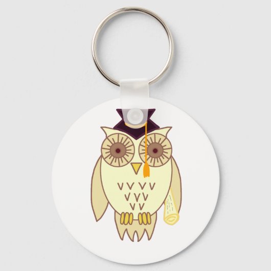 Akademisches Owl Schlüsselanhänger (Vorderseite)