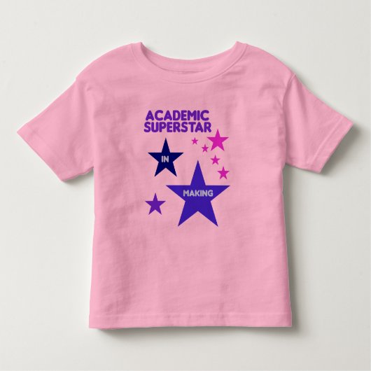 Akademisches Superstar-Shirt Kleinkind T-shirt (Vorderseite)