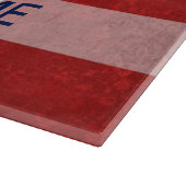 Akadischer personifiziert Flaggen-Familienname Schneidebrett (Ecke)