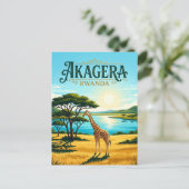 Akagera-Nationalpark Ruanda Postkarte (Stehend Vorderseite)