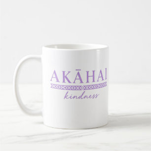 Akahai Freundlichkeit Tasse Lavendel Schrift