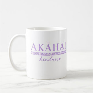 Akahai Freundlichkeit Tasse Lavendel Schrift