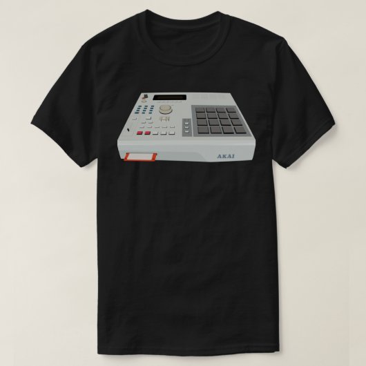 Akai MPC 2000 - Hip Hop - Sampler Classic T - Shir T-Shirt (Design vorne)