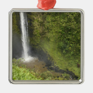 Akaka-Fälle, Hamakua-Küste, Insel Hawaii, Silbernes Ornament