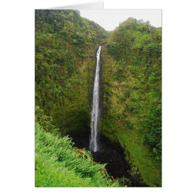 Akaka Falls, Hawaii, Karte (Vorne)