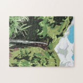 Akaka Falls Hawaii Waterfall Tropical Landscape  Puzzle (Horizontal)