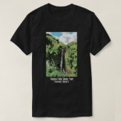 Akaka Falls Hawaii Waterfall Tropical Landscape  T-Shirt (Design vorne)