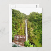 Akaka Falls, HI Postkarte (Vorne/Hinten)