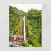 Akaka Falls, HI Postkarte (Vorderseite)