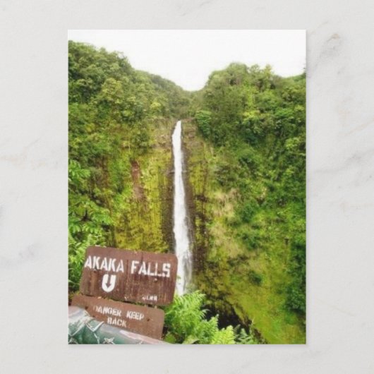 Akaka Falls, HI Postkarte (Vorderseite)