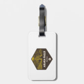 Akaka Falls Staat Park Hawaii Gepäckanhänger (Rückseite vertikal)