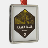 Akaka Falls Staat Park Hawaii Ornament Aus Metall (Rechts)
