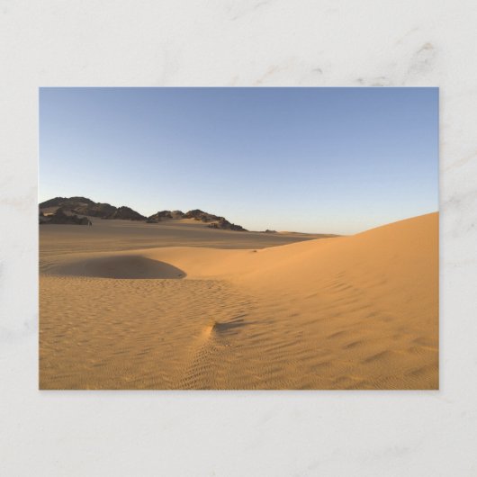 Akakus, Wüste der Sahara, Fezzan, Libyen. Postkarte (Vorderseite)