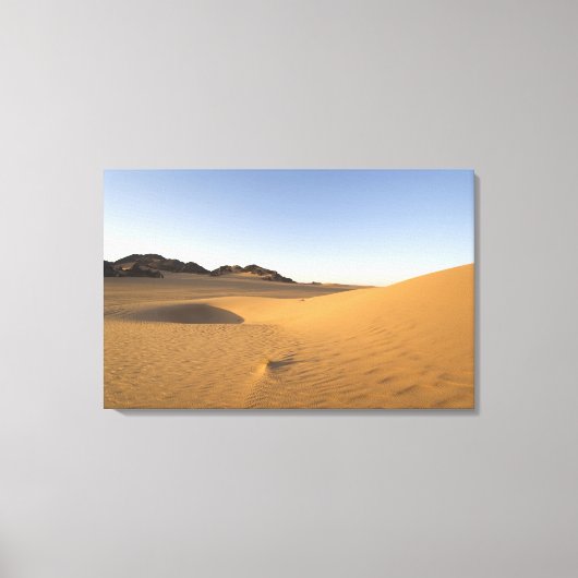 Akakus, Wüste Sahara, Fezzan, Libyen. Leinwanddruck (Vorderseite)