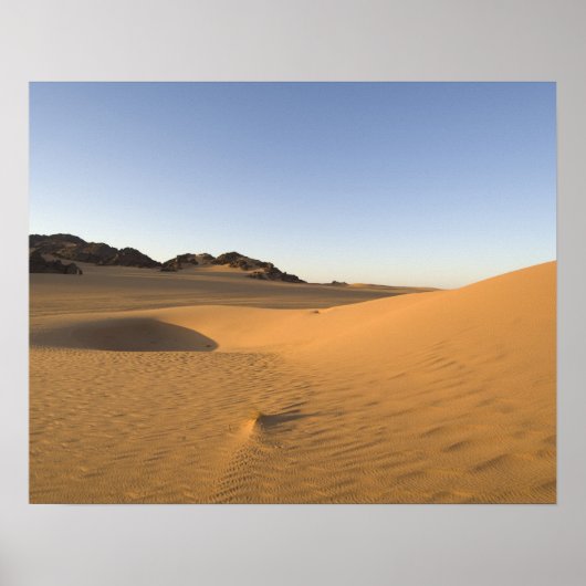 Akakus, Wüste Sahara, Fezzan, Libyen. Poster (Vorne)