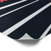 Akari Shogun American Wheat Ale Poster (Ecke)