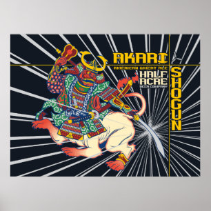 Akari Shogun-amerikanisches Weizen-Ale Poster