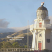 Akaroa Lighthouse Aufkleber (Vorderseite)