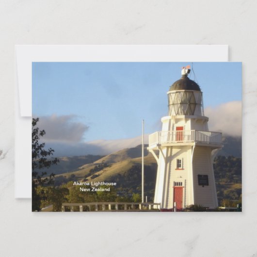 Akaroa Lighthouse Karte (Vorderseite)