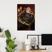Akasha Codex - mystische esoterische Fantasy-Kunst Poster (Heimbüro)