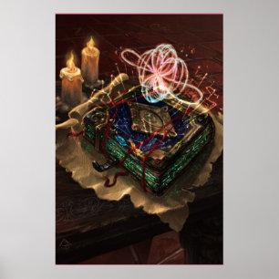 Akasha Codex - mystische esoterische Fantasy-Kunst Poster