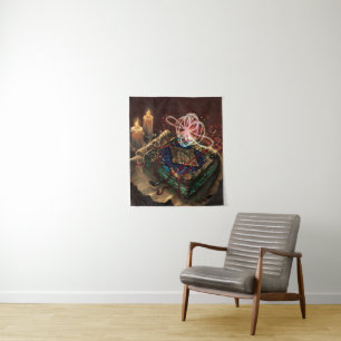 Akasha Codex - mystische esoterische Fantasy-Kunst Wandteppich