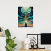 Akashic Platten Astral Travel OBE Lucid Dreaming Poster (Heimbüro)
