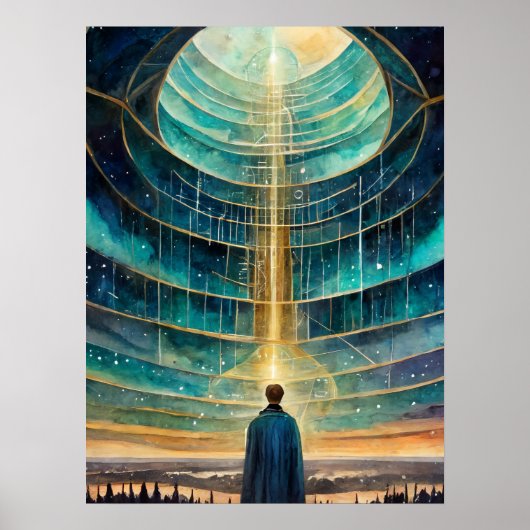 Akashic Platten Astral Travel OBE Lucid Dreaming Poster (Vorne)