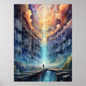 Akashic Platten Astral Travel OBE Lucid Dreaming Poster (Vorne)