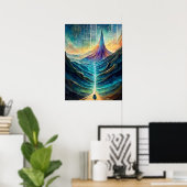 Akashic Platten Astral Travel OBE Lucid Dreaming Poster (Heimbüro)