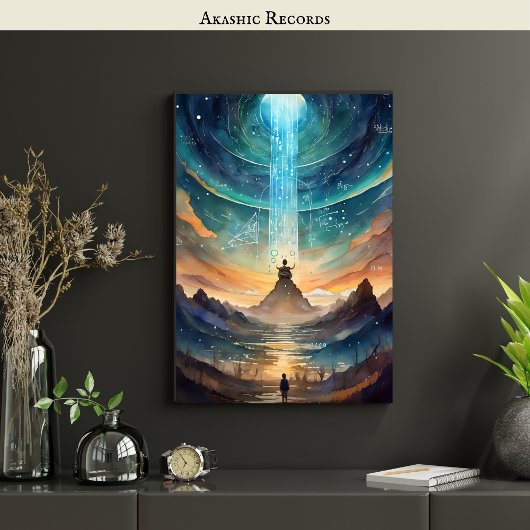 Akashic Platten Astral Travel OBE Lucid Dreaming Poster