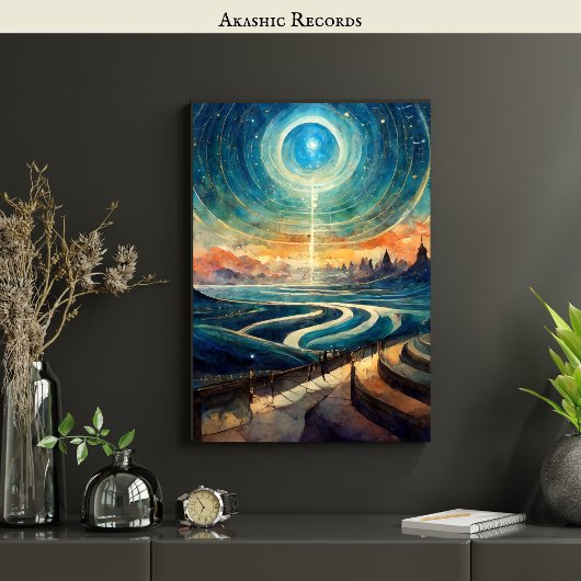 Akashic Platten Astral Travel OBE Lucid Dreaming Poster