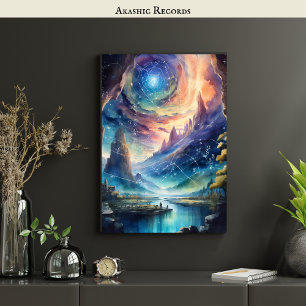 Akashic Platten Astral Travel OBE Lucid Dreaming Poster