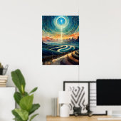 Akashic Platten Astral Travel OBE Lucid Dreaming Poster (Heimbüro)